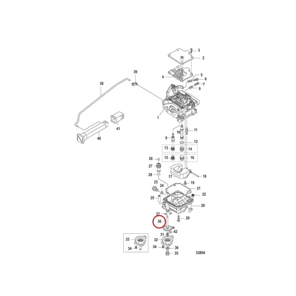Платно ускорителна помпа за карбуратор Mercury 853830005