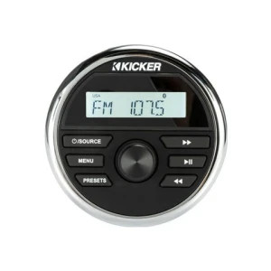 KICKER KMC2 морски медиен център с Bluetooth и усилвател